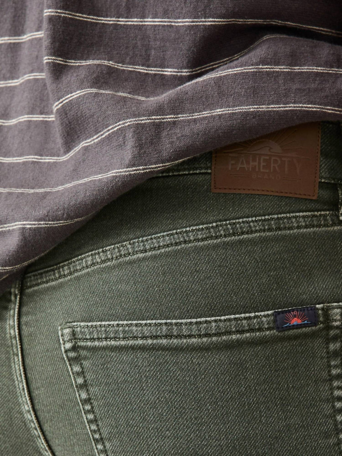 Faherty - Stretch Terry 5-Pocket Pant