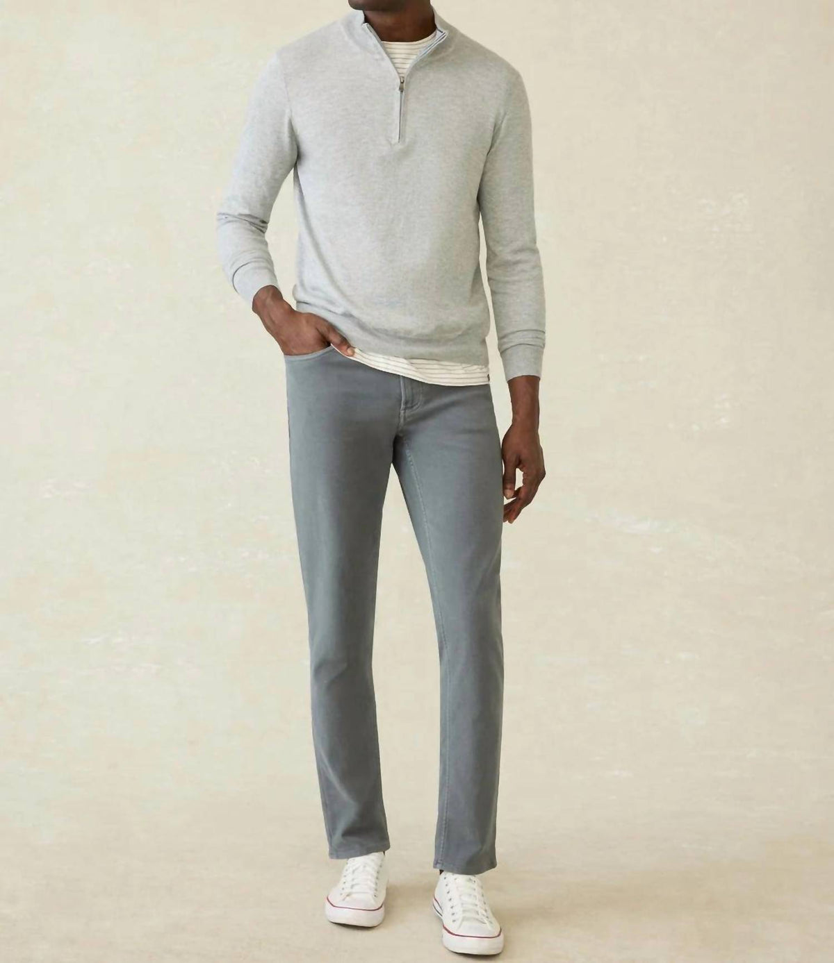 Faherty - Stretch Terry 5-pocket Pant