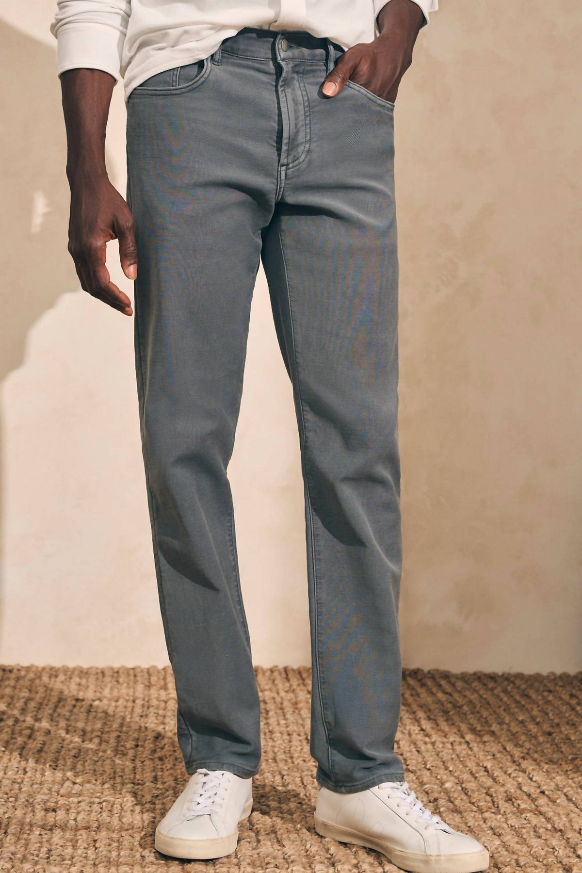 Faherty - Stretch Terry 5-Pocket Pants