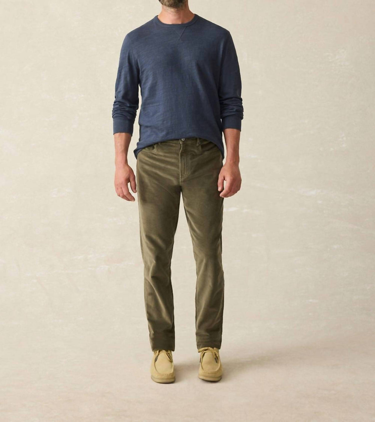 Faherty - Stretch Terry Corduroy 5 Pocket Pant