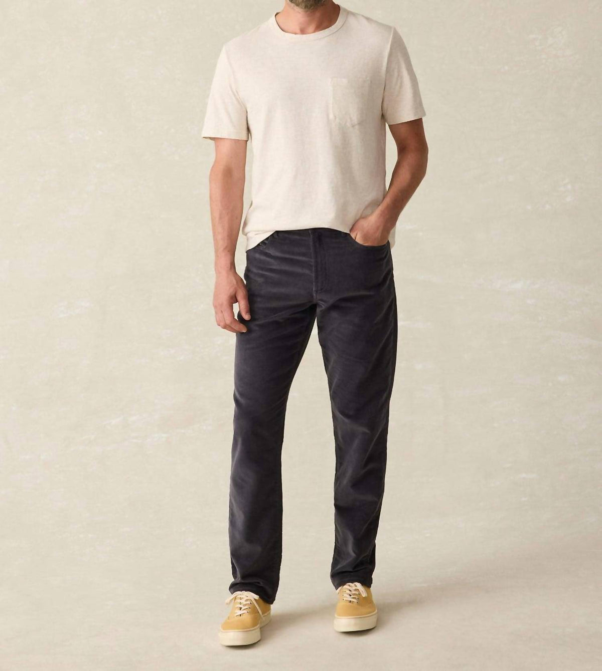 Faherty - Stretch Terry Corduroy 5 Pocket Pant