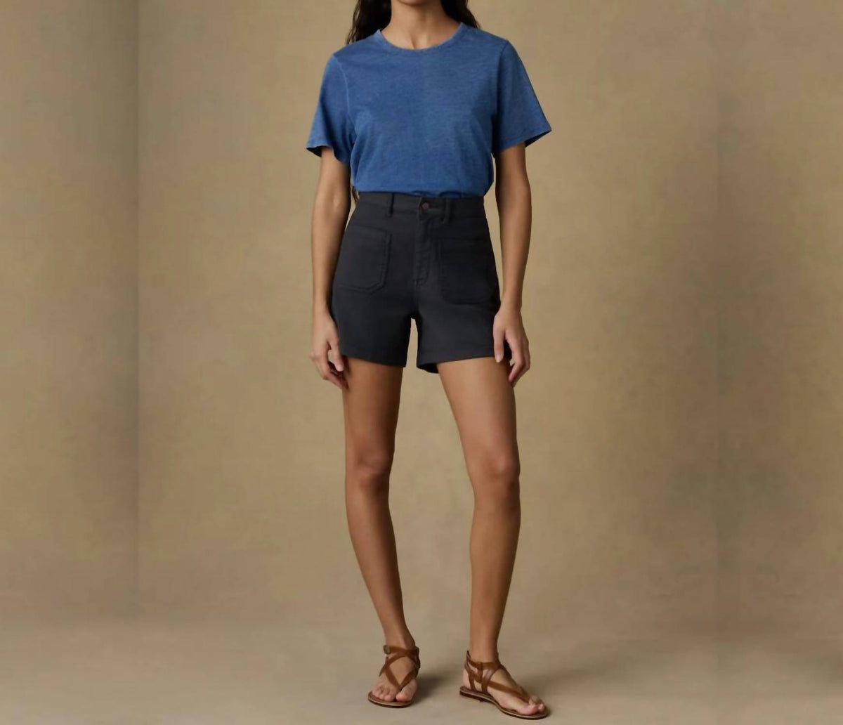 Faherty - Stretch Terry Patch Pocket Short