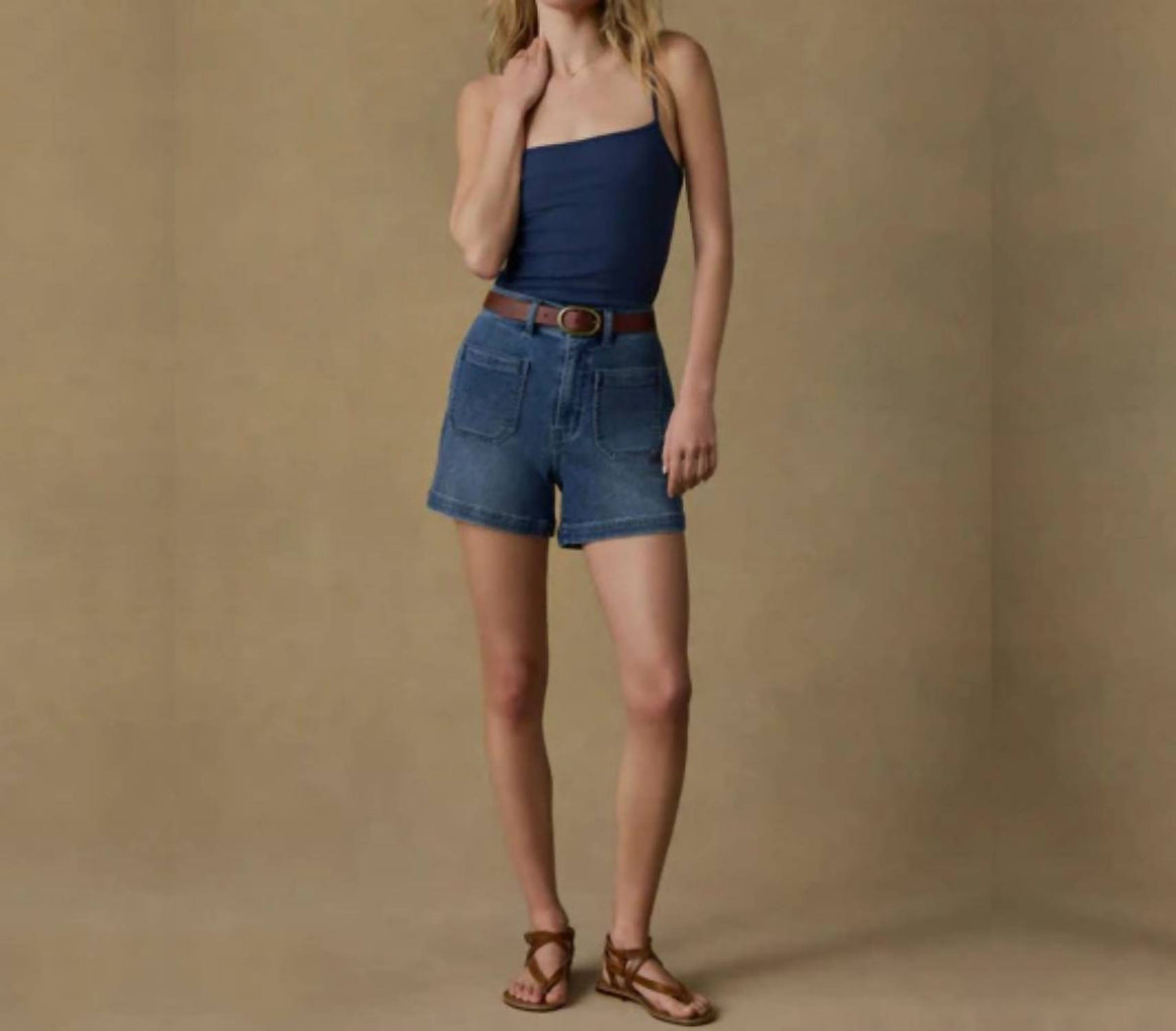 Faherty - Stretch Terry Patch Pocket Short
