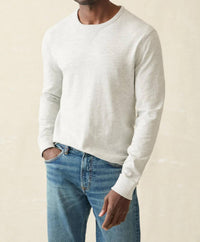 Faherty - Sunwashed Slub Crewneck Sweater