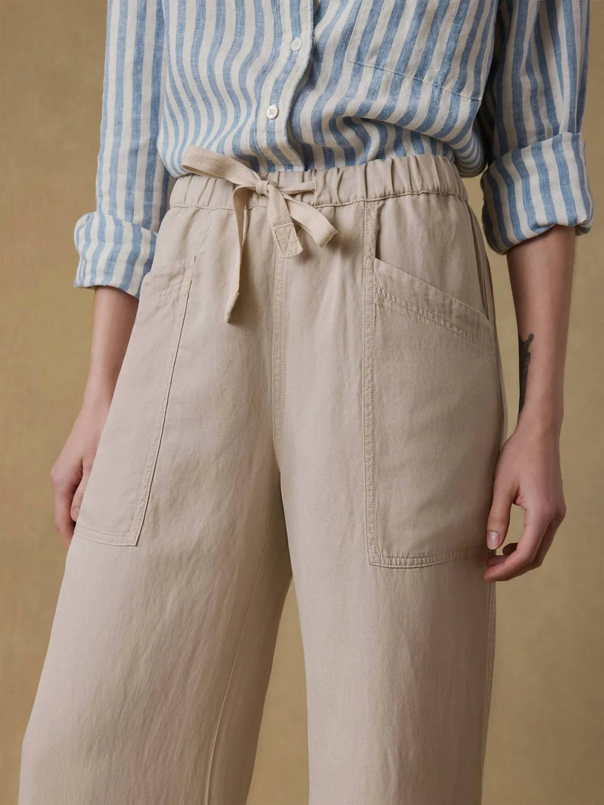 Faherty - Topanga Drape Wide Leg Pants