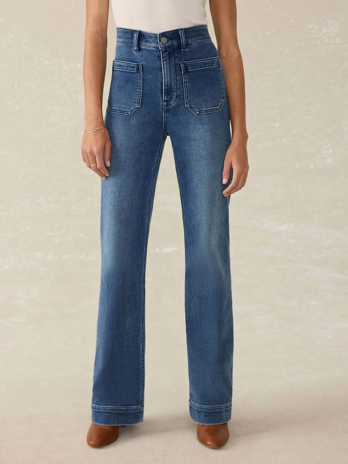Faherty - Women’s Stretch Terry Patch Pocket Pant