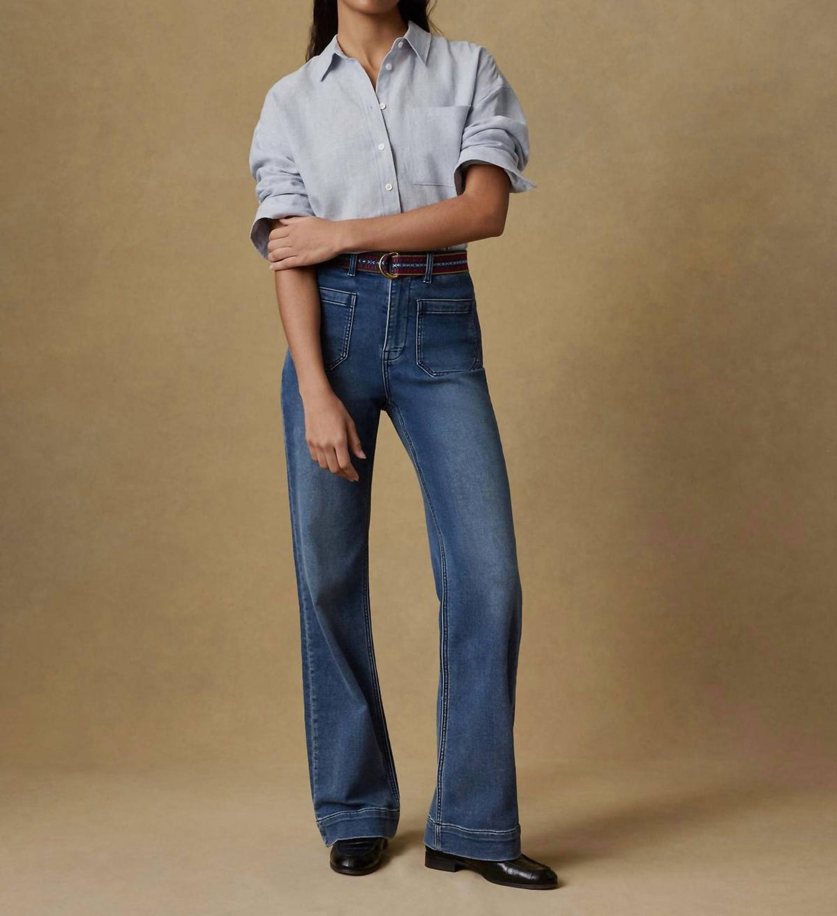 Faherty - Women’s Stretch Terry Patch Pocket Pant