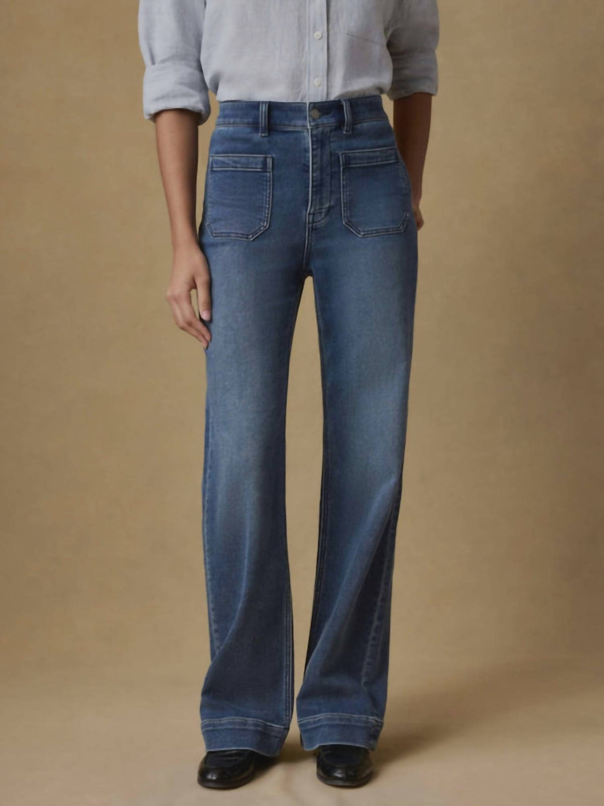 Faherty - Women’s Stretch Terry Patch Pocket Pant