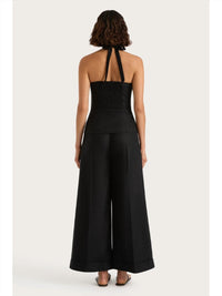Faithfull The Brand - Marie Halter Top - black - blouses - clothing