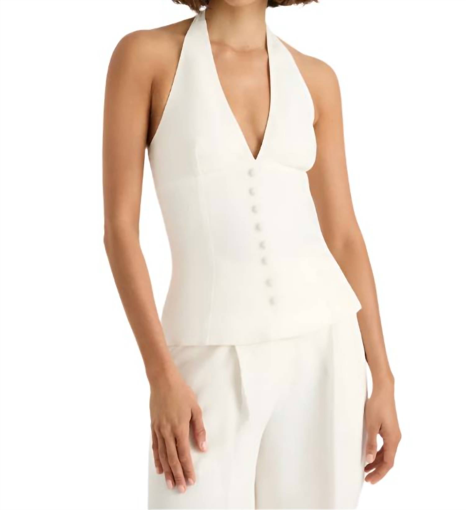Faithfull The Brand - Marie Halter Top - blouses - clothing - shirts