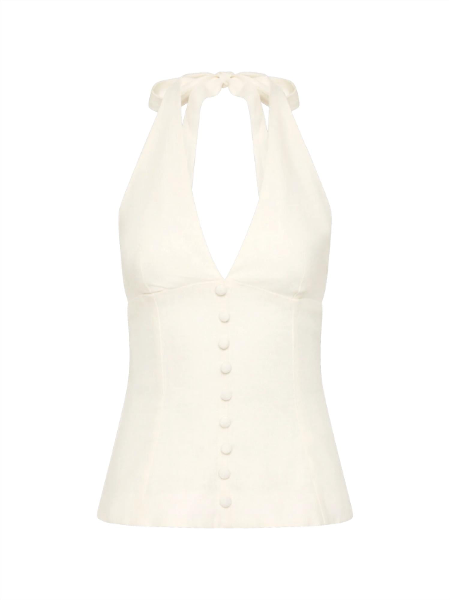 Faithfull The Brand - Marie Halter Top - blouses - clothing - shirts