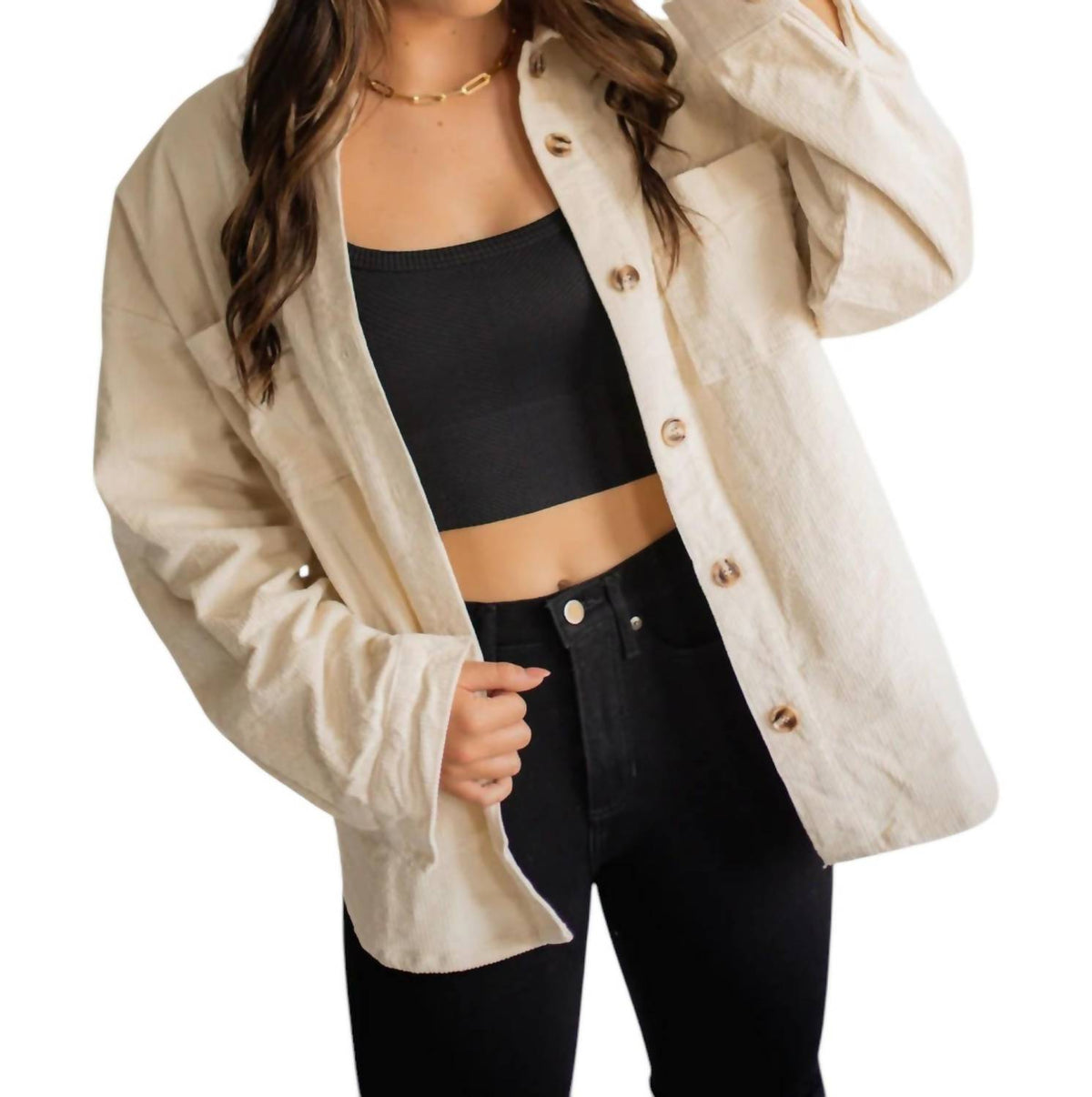 Falcon Park - Blake Corduroy Shacket