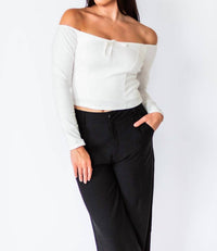 Falcon Park - Reign Off The Shoulder Top
