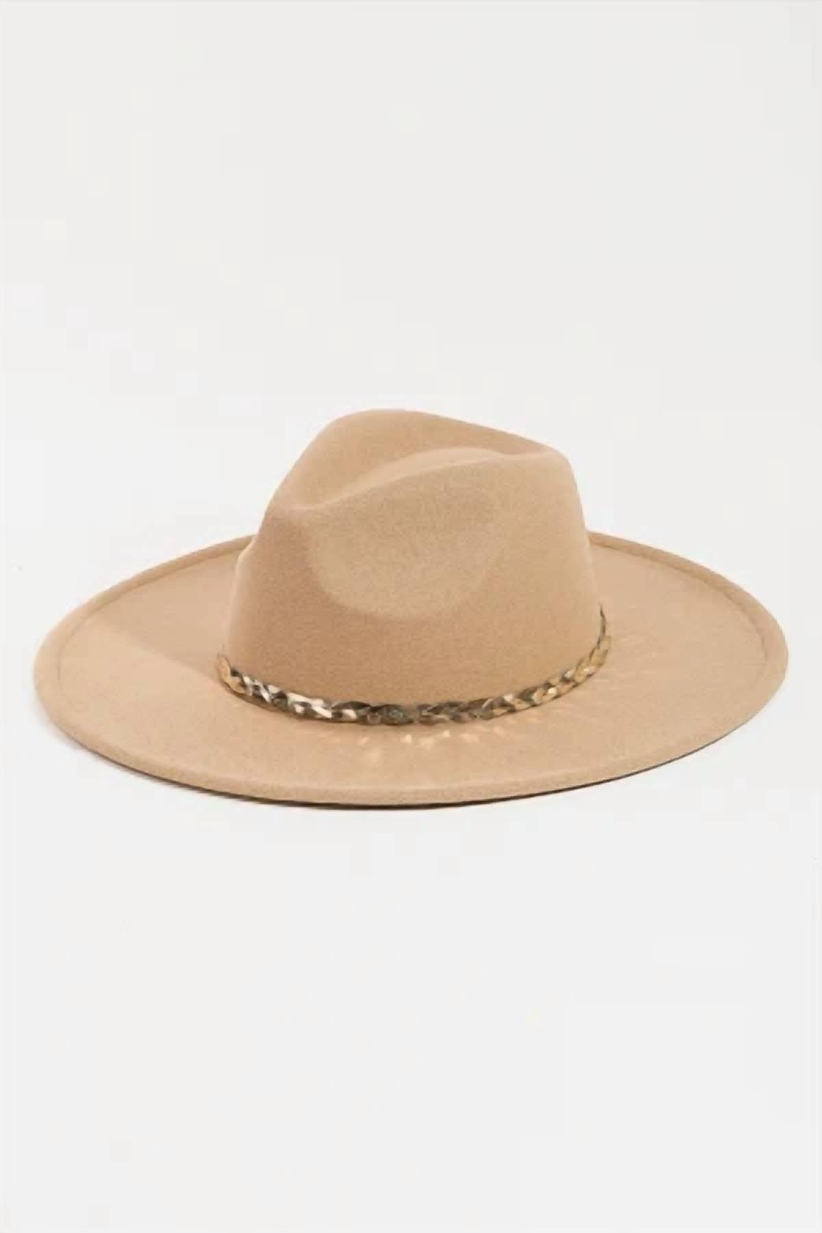 Fame Accessories - Braided Snake Chain Hat