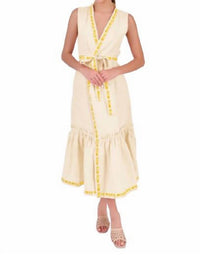 Fanm Mon - Buttercup Wrap Dress - clothing - cotton - dresses