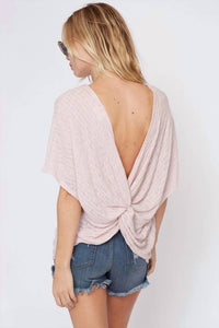 Fantastic Fawn - Twisted Open Back Top