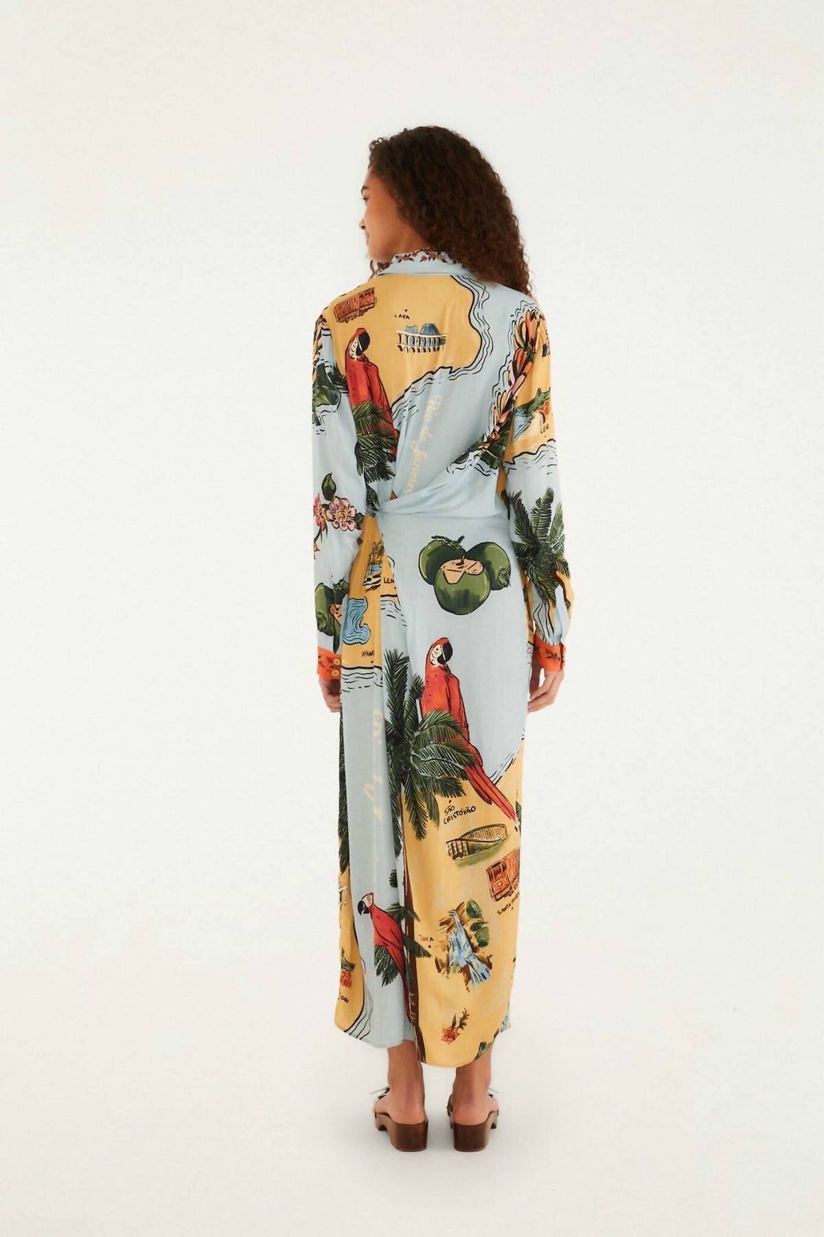 Farm Rio - Beaches Path Maxi Dress