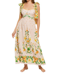 Farm Rio - Botanical Beauty Dress - clothing - cotton - blend - dresses
