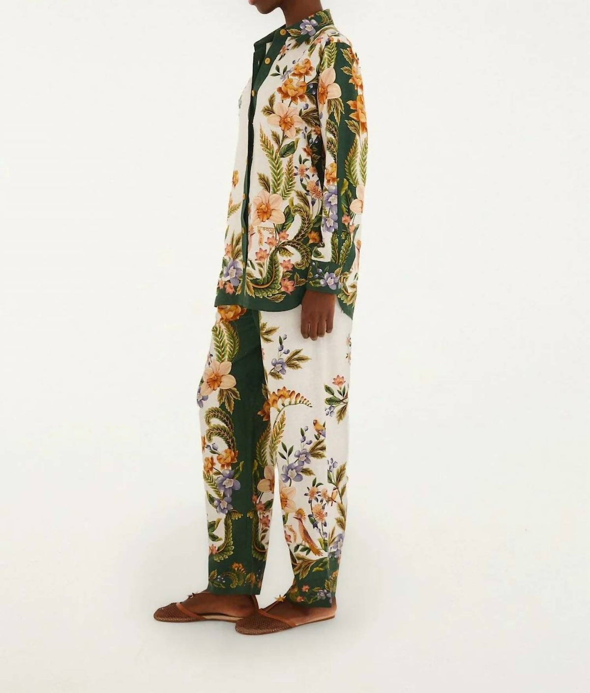 Farm Rio - COLLARED BUTTONED SHIRT