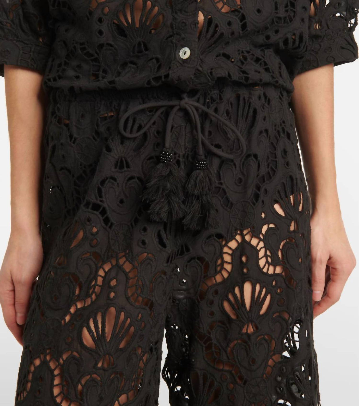 Farm Rio - Seashell Eyelet Pants