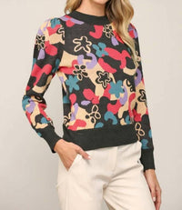 Fate - Abstract Jacquard Knit Sweater