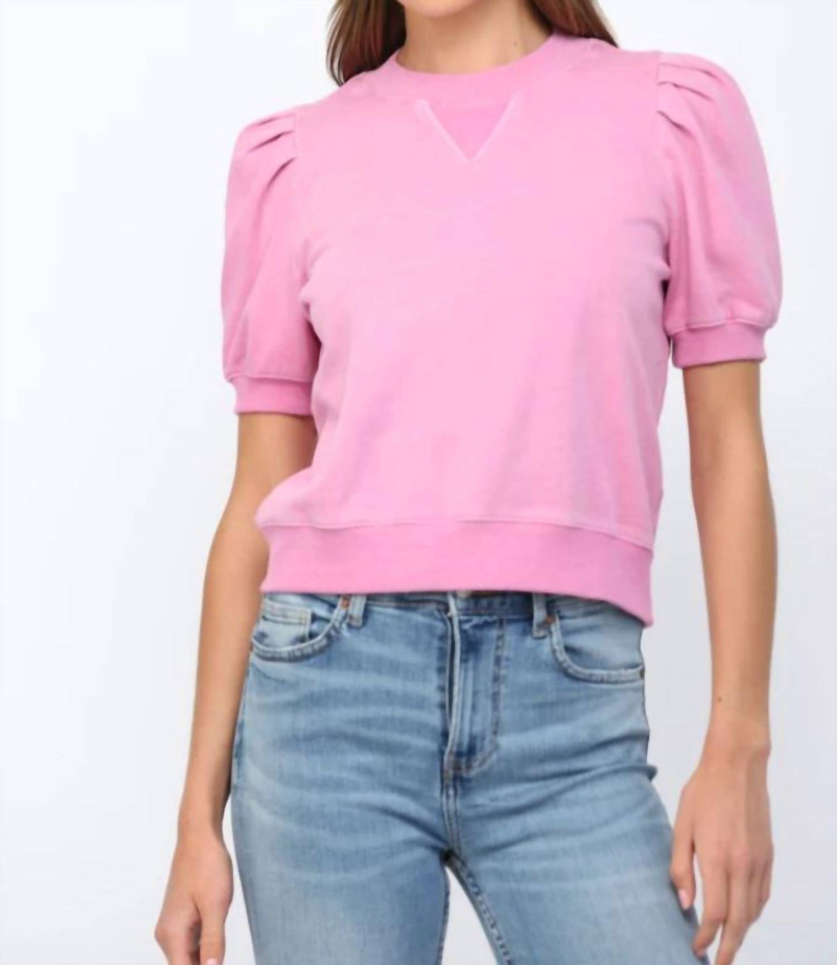 Fate - Bubble Sleeve Crew Top
