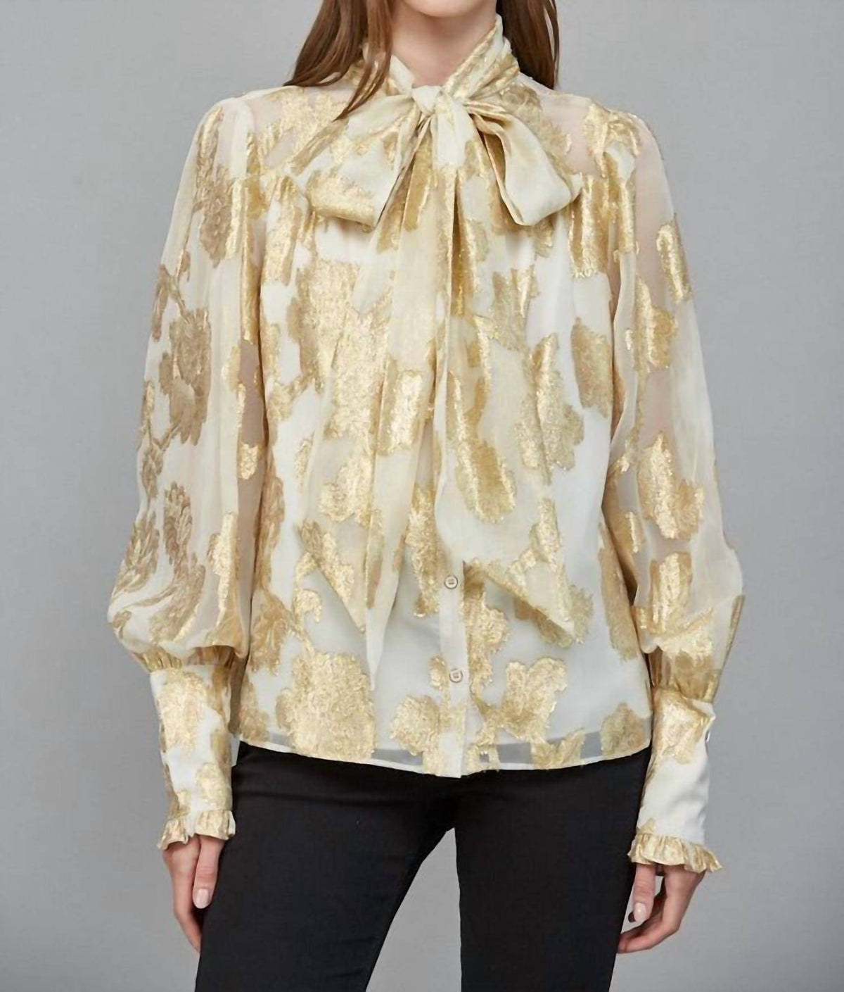 Fate - Daphne Metallic Blouse