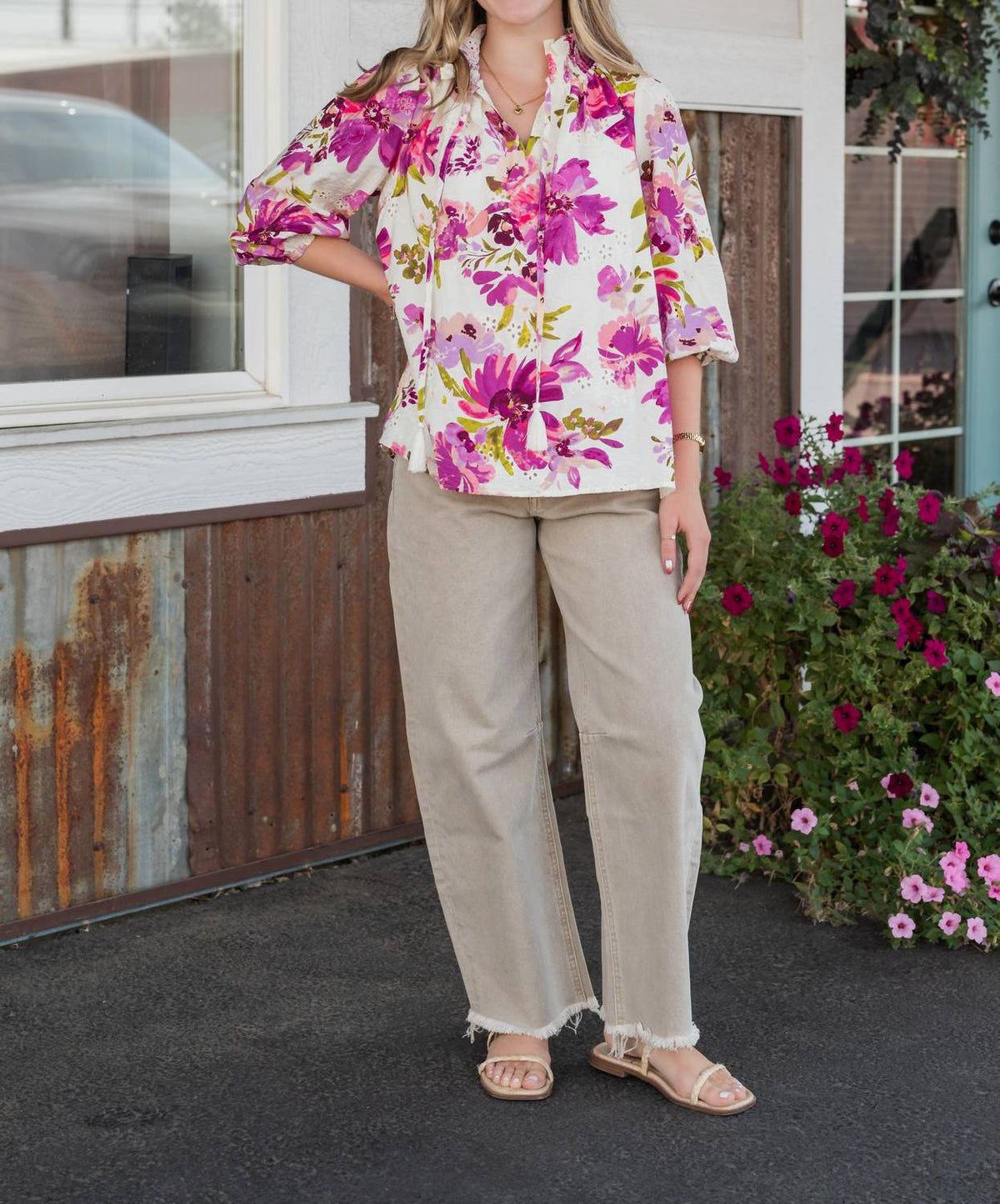 Fate - Dean Floral Blouse
