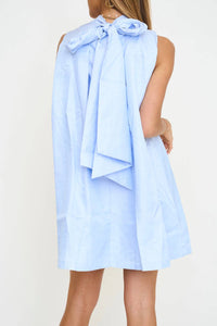 Fate - Dramatic Bow Back Mini Dress