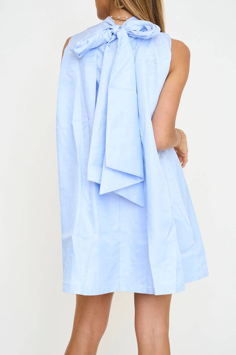Fate - Dramatic Bow Back Mini Dress