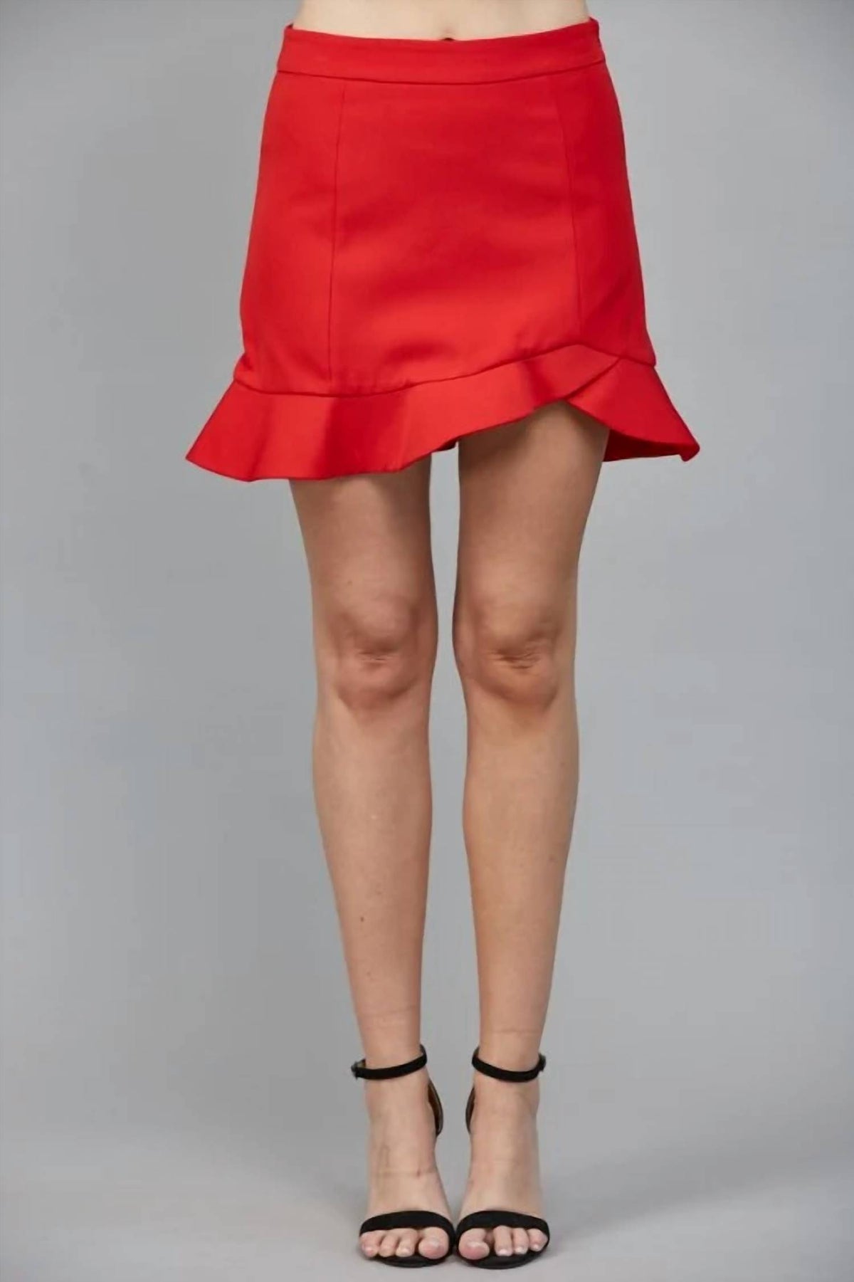 Fate - Flounce Hem Mini Skirt