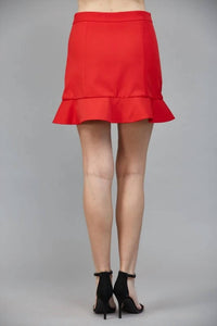 Fate - Flounce Hem Mini Skirt