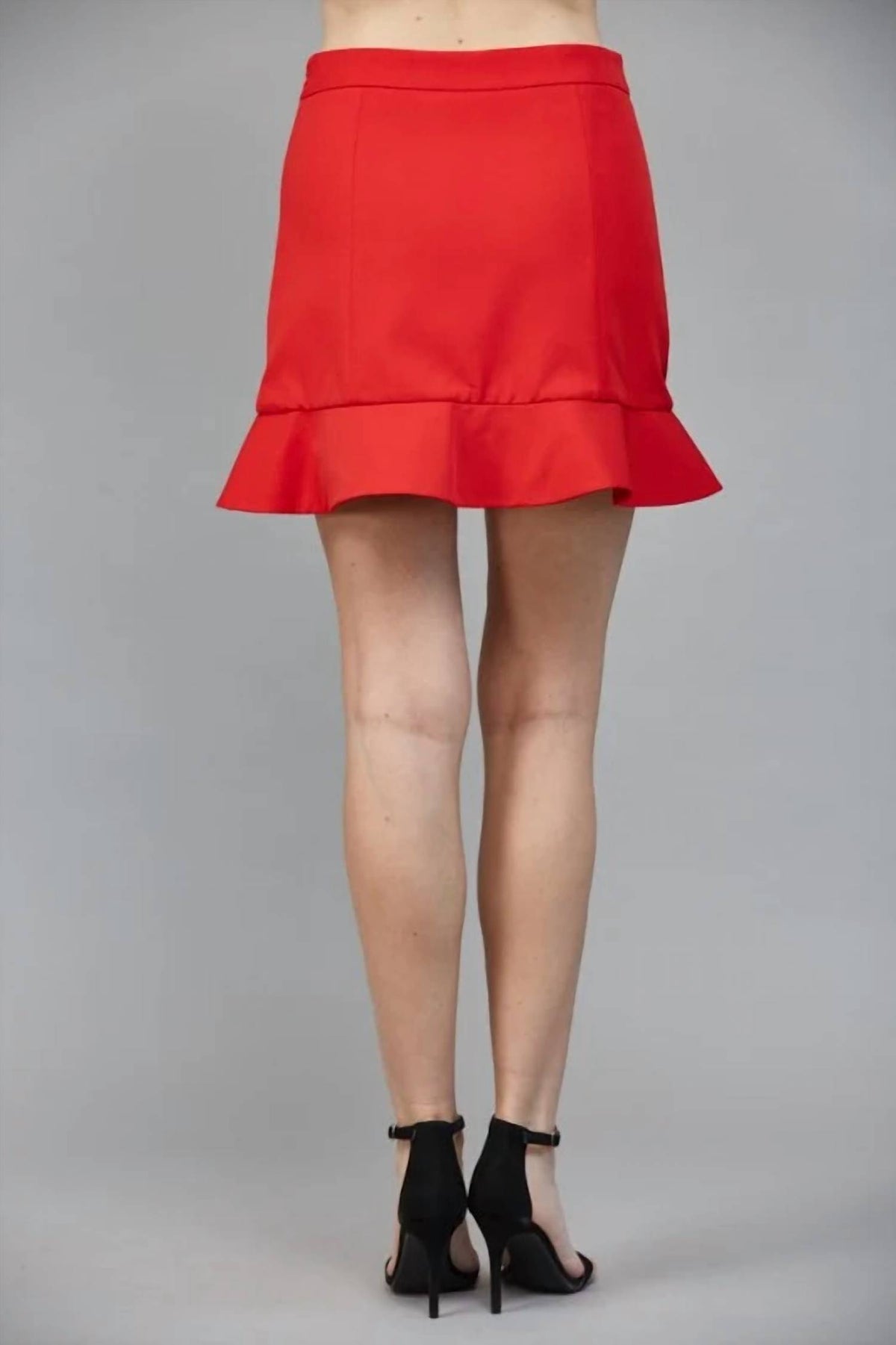 Fate - Flounce Hem Mini Skirt