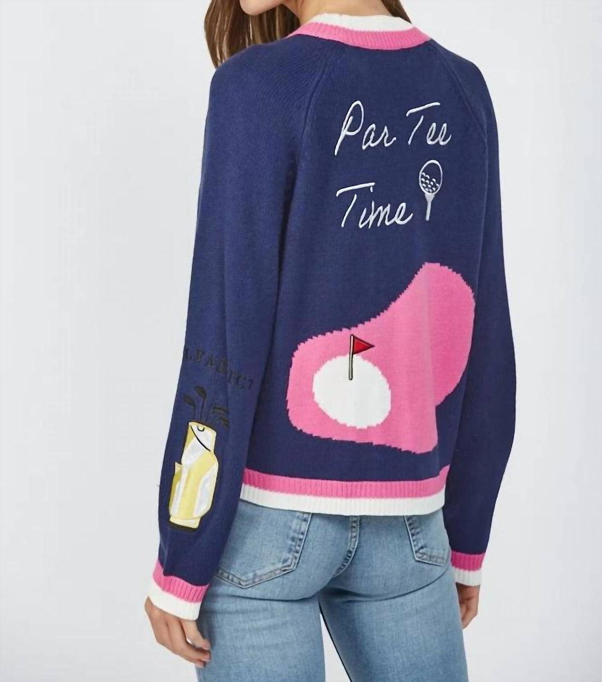 Fate - Golf Embroidered Patch Cardigan