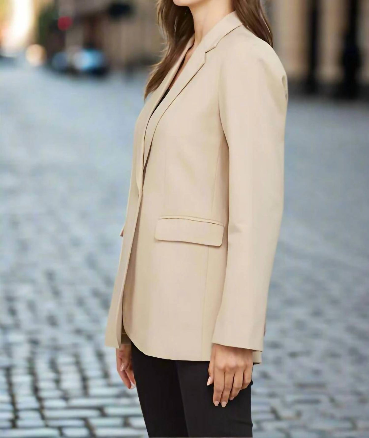 Fate - Linen Blend Oversized Blazer