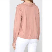 Fate - Long Sleeve Collared Blouse
