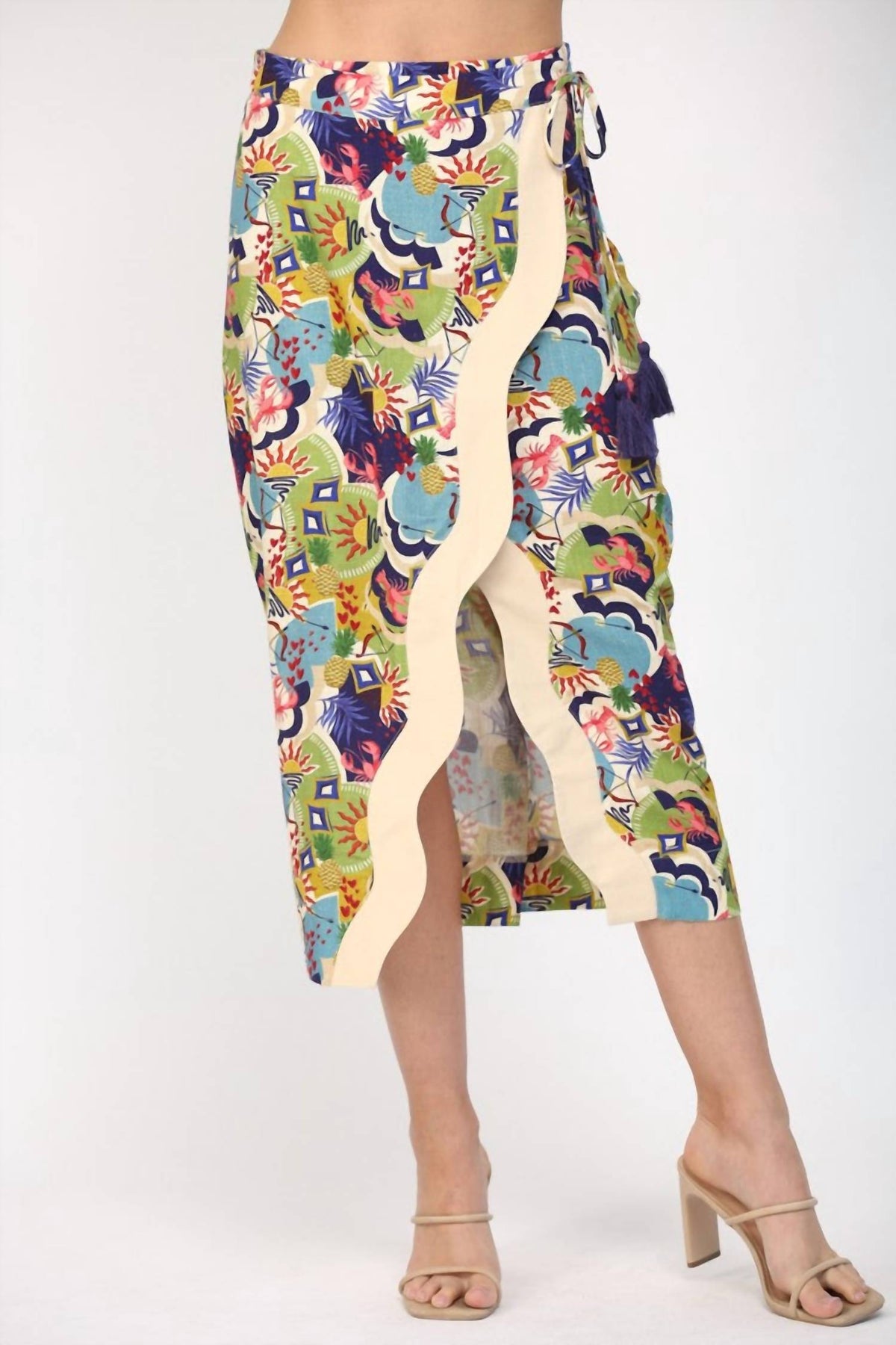 Fate - Mirage Wrap Midi Skirt