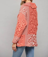 Fate - Mixed Pattern Cardigan