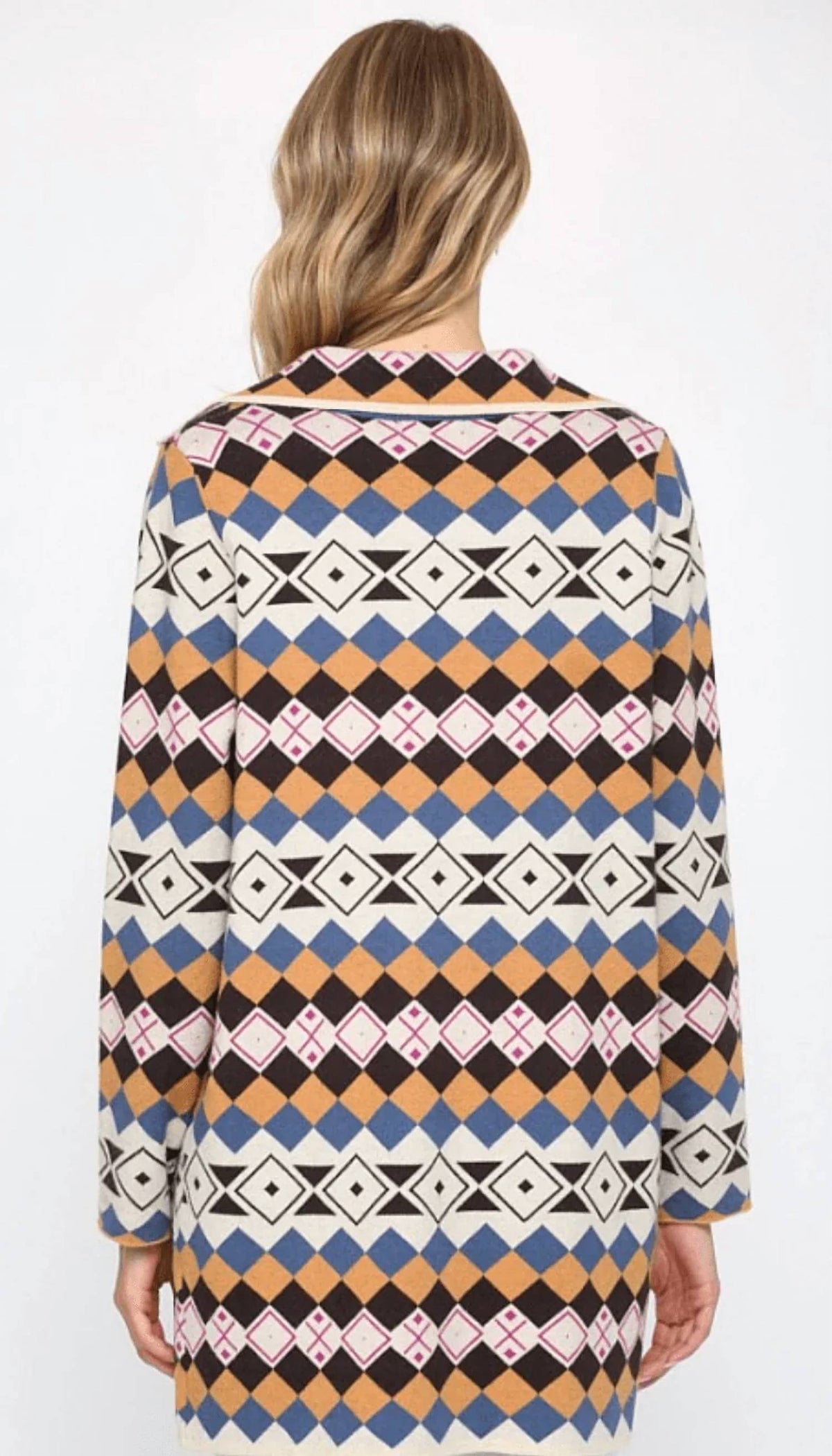 Fate - Notch Collared Cardigan