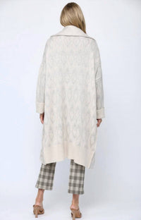 Fate - Over Sized Wide Collar Cardigan