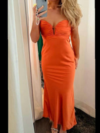 Fate - Return To Elegance Satin Dress - clothing - dresses - maxi