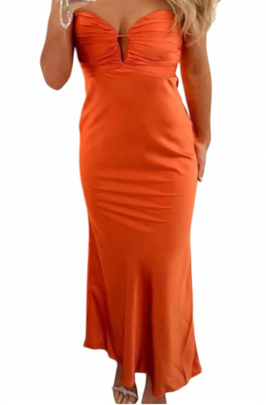 Fate - Return To Elegance Satin Dress - clothing - dresses - maxi