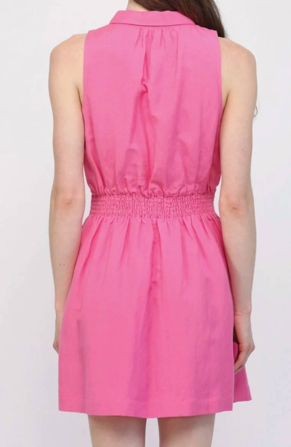 Fate - Sleeveless Button Down Dress