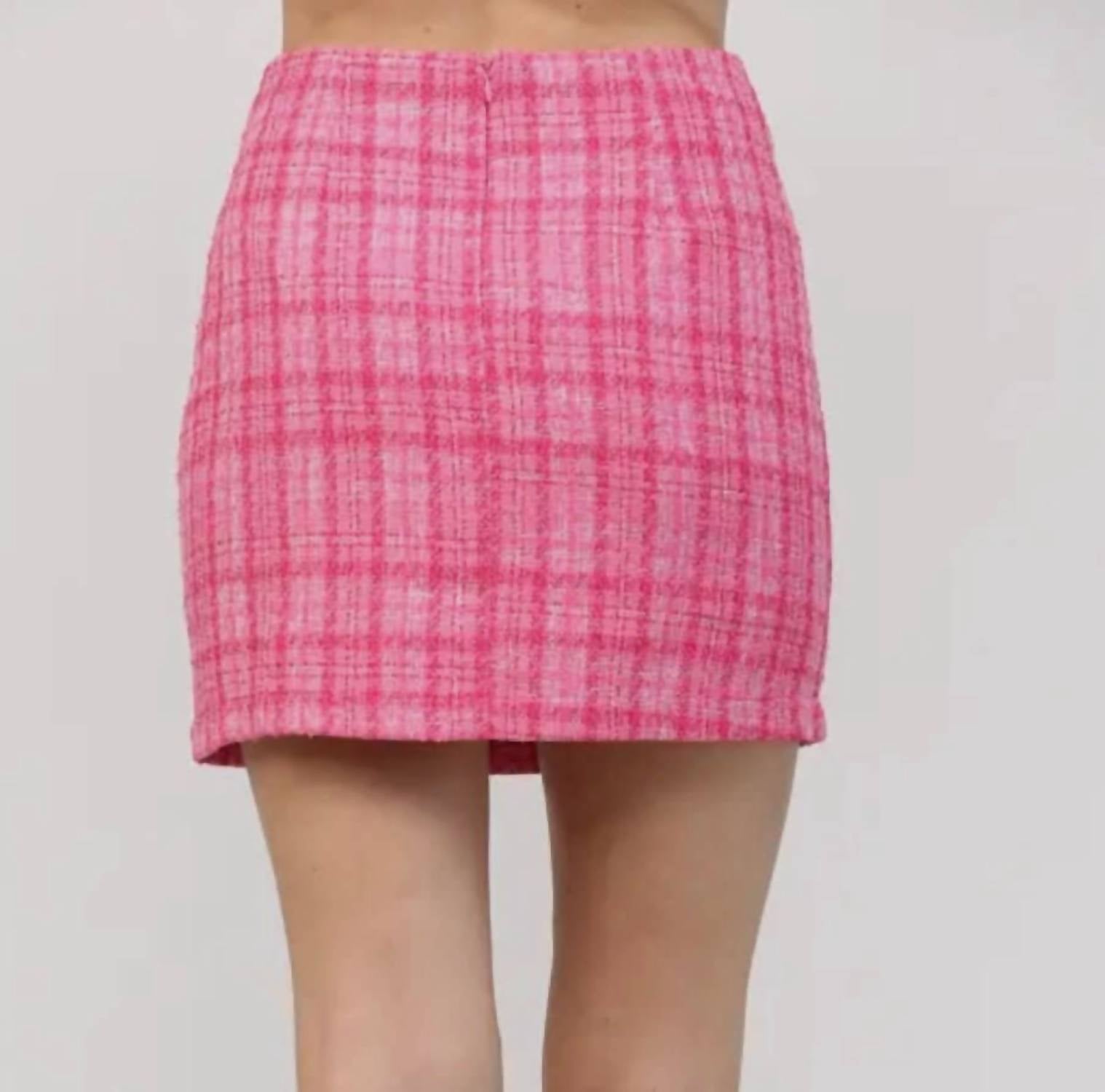 Fate - Sophie Tweed Mini Skirt - clothing - mini - mini - skirts