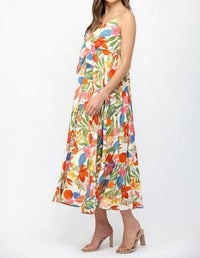 Fate - Spaghetti Strap Midi Dress