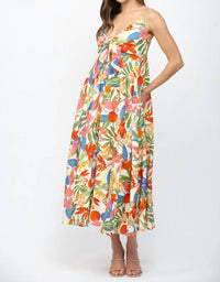 Fate - Spaghetti Strap Midi Dress