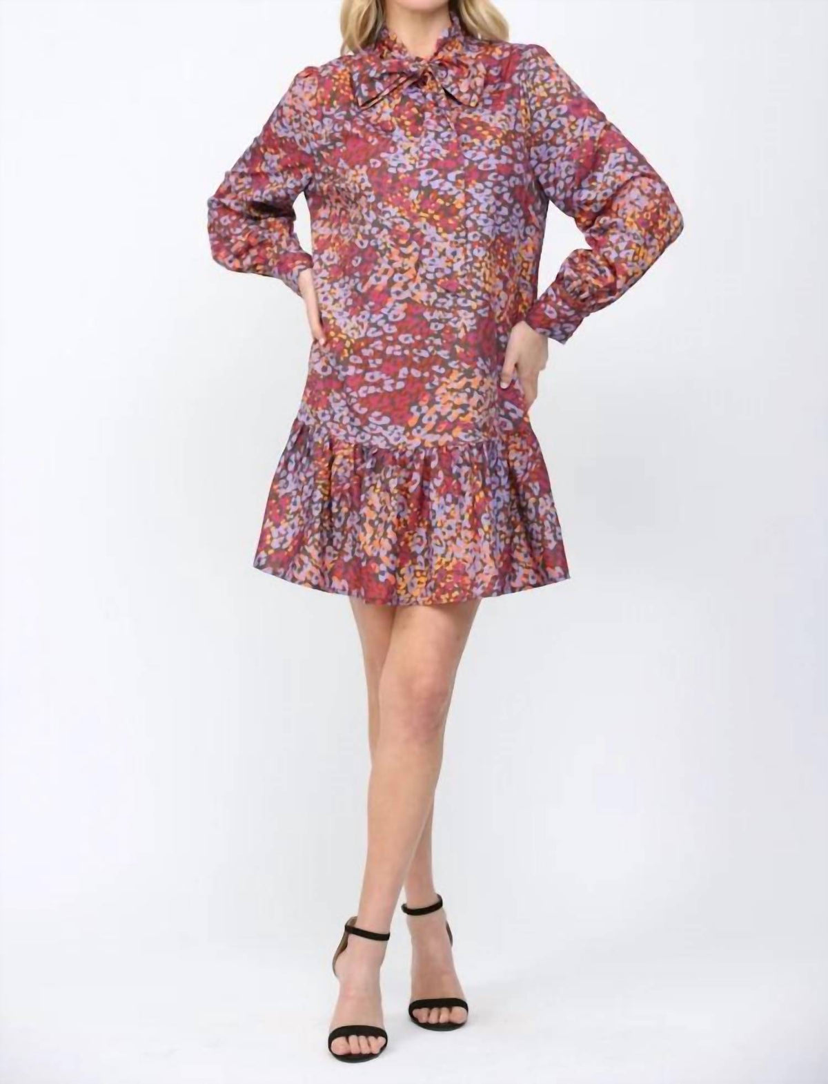 Fate - Women's Abstract Leopard Dress