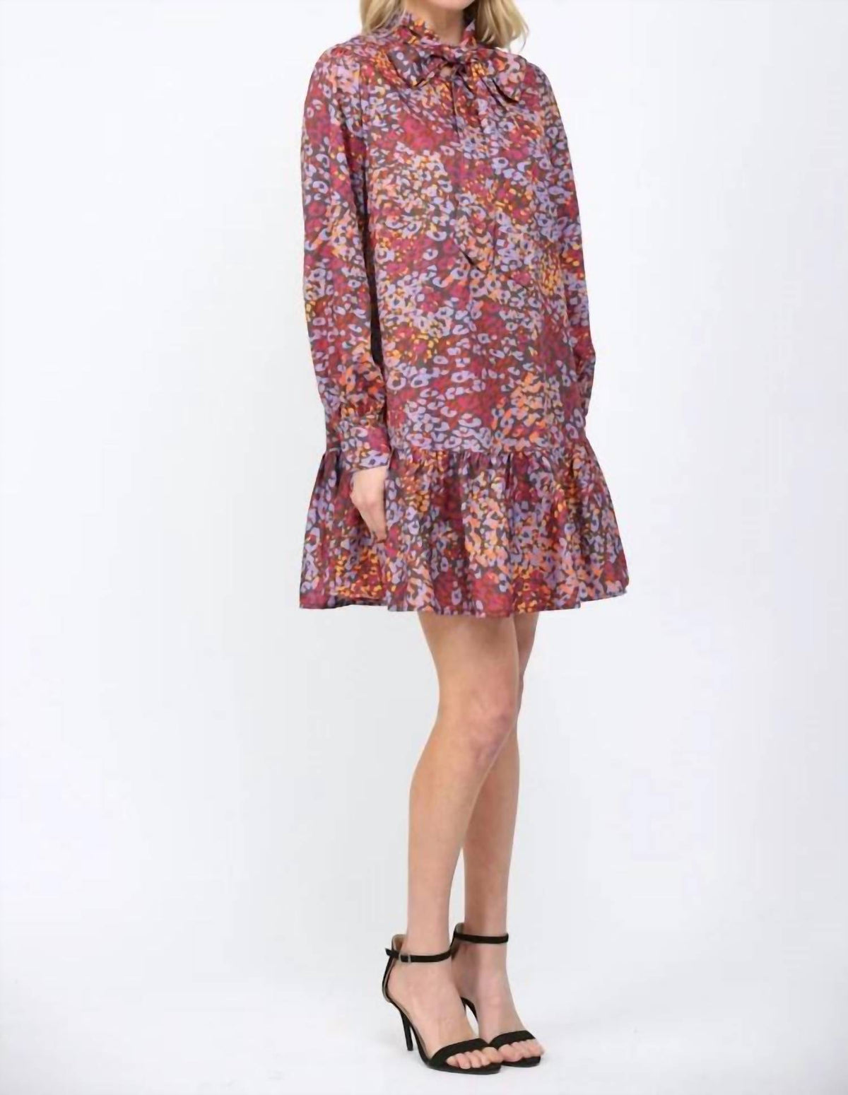 Fate - Women's Abstract Leopard Dress