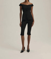 Favorite Daughter - Carrie Capri Pant - black - capris - clothing