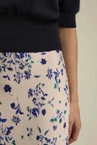 Favorite Daughter - The Favorite Satin Maxi Skirt - beige - clothing - floral